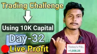 10k Capital Trading Challenge | 🔴Live Option Treading For Beginners | F&O trading live in groww app