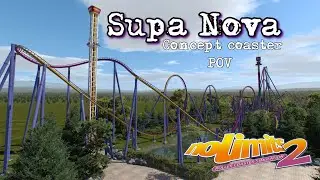Supa Nova - B&M Concept Coaster - NoLimits 2 - 4K