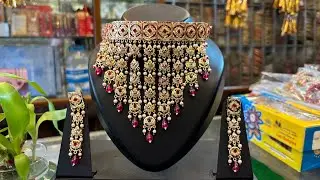Rajputi Rani Haar | Rajputi jewellery | Gold look set | Roopshree collection 
