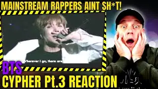 NEGATIVE RAPPERS BETTER GET RUNNING | BTS - Cypher 3 [ Reaction ] | UK REACTOR |