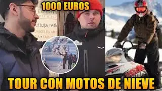 ZEIN PAGA para hacer un TOUR de MOTOS en la NIEVE (traducido al español)