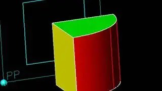 Isometric to Orthographic - 3D Visualization of Curve Faced Cube | Engineering Graphics with AutoCAD