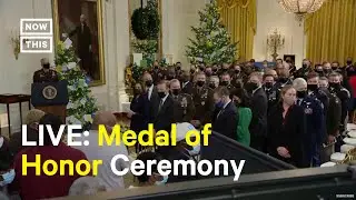 Joe Biden Awards Medal of Honor to Three Individuals | LIVE