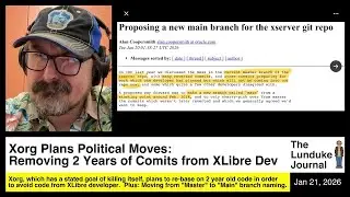 Xorg Plans Political Moves: Removing 2 Years of Commits from XLibre Dev