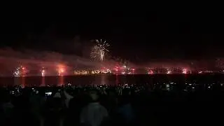 Fireworks at Al Marjan Island 2018 A Guinness World Records