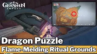 Dragon Puzzle in Flame-Melding Ritual Grounds [Puzzle Guide] - Genshin Impact