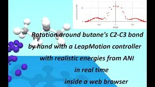Interactive exploration of a potential energy surface with DFT-like energies in the web