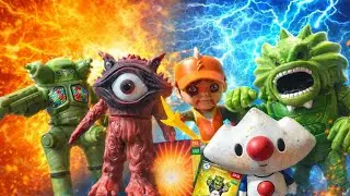 Nemu Boboiboy Galaxy Card, Boboiboy Petir, Monster, Gen-q, Yaya