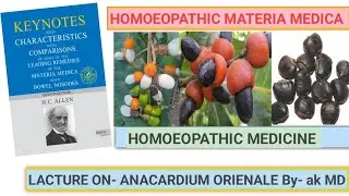 Anacardium orienale Allenkeynote Homoeopathic medicine Sudden loss of memory forgetfulness#aiapget