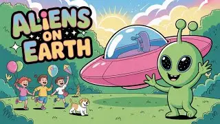 Aliens on Earth | Kids Story Cartoon | Alien Adventure for Children| Bedtime Stories & Moral Stories