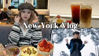 New York Vlog｜Summit 🏙️| Mediterranean Food | Korean Cafe |  Bake Chiffon Cake 🎂