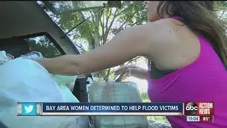 Bay area women determine to help flood victims