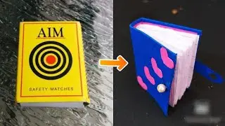 How to make a diy mini file with match box | Creative Idea's
