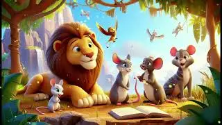The Lion and the Mouse: A Bond of Trust | Cartoon Nursery Kids Songs