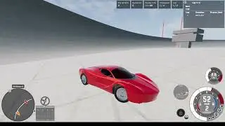Automation Super Car Inline 6 BeamNG High Speed Oval Test Track
