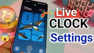 Live Clock ⌚ Settings OnePlus Phone 📱 OxygenOS 16 version 💪 How to set live clock OOS 16 