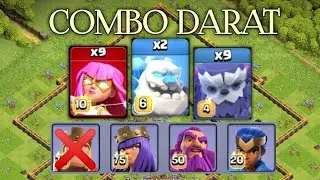 CARA NYERANG PAKE COMBO DARAT || YETI + SUPER BALCHER#coc2022