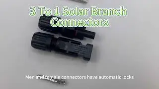 3 to 1 Solar Branch Connectors MMMF+FFFM Pair