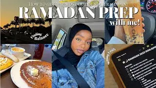 PRODUCTIVE DAY IN MY LIFE: Ramadan Prep W/ Me + Setting Goals + Solo Brunch Date + Grocery Shopping!