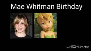 Mae Whitman Birthday
