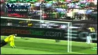 M&eacute;xico 2 - 1 Estados Unidos. Hexagonal Sud&aacute;frica 2010. -Tiro de Esquina.-