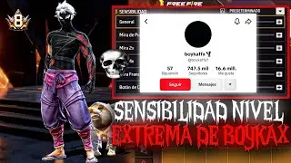 ⚙️MEJOR SENSIBILIDAD 2025 DE BOYKA💀Para DAR TODO ROJO🩸 EL MEJOR JUGADOR DE LATAM!