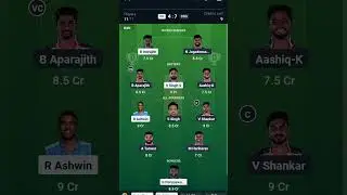 TNPL FANTASY TEAMS Tonight 7:15 DDvs CSG
