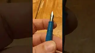 Sheaffer Cadet Aqua Aquamarine Turquoise Tip Dip Pneumatic Touchdown Fountain Pen