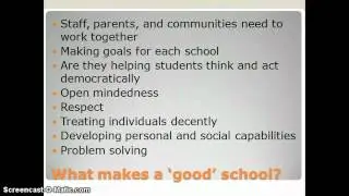 A tale of two schools