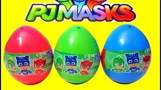 PJ MASKS Easter surprise eggs Owlette CatBoy Gekko toys
