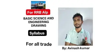 Basic Science and Engineering Drawing (Syllabus) , For RRB Alp cbt 2 exam #RRBAlpCbt2exam#