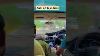 Audi q6 AC work check test drive automobiles mechanic 🧰#carbumperrepaingwork
