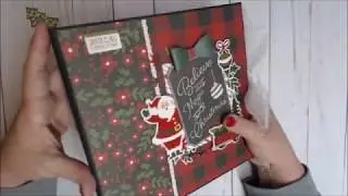 A Perfect Christmas Chipboard cover Folio