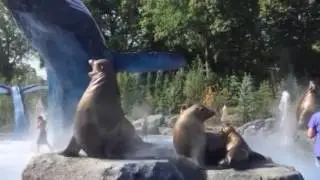 Henry Doorly Zoo's Alaskan Adventure Project by Matthew Placzek. Bronze pieces cast by Bronze Servi
