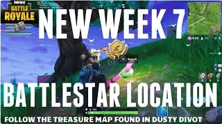Fortnite - Follow The Treasure Map Found in Dusty Divot (Week 7 Battlestar Location)
