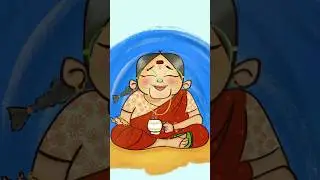 &ldquo;Dadi Ki Chai Aur Sukoon ☕🎨 | Digital Illustration on Procreate&rdquo; #procreatetimelapse #procreate