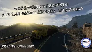 GMC Logistics - ATS 1.45 Great America Combo - CONVOY & SINGLE PLAYER 14.09.2022