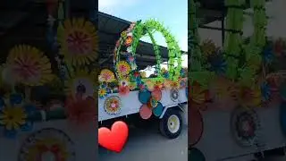 float decorated by plastic bottle #recycling #plasticbottlecraft