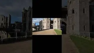 A quick visit to Raglan Castle #wales #castle #shorts
