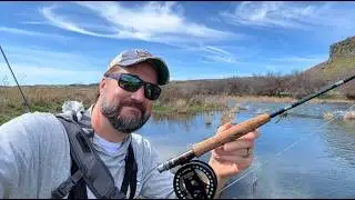 Fishing small creeks for trout (fly fishing)