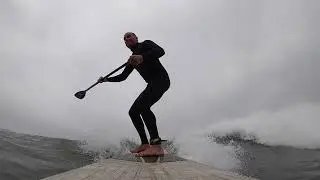 9&rsquo;0 Alan Chalom on Focus Sup Classic carbon sup surf board