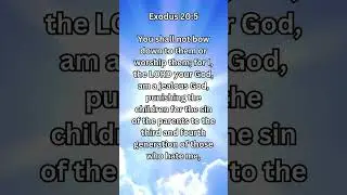 Journey of faith and spiritual growth | Exodus 20:5 #prayer #dailyverse #dailybibleverse