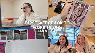 First Week Back to Work in 2026 | Content Planning, Client Meetings & Vlogging Struggles
