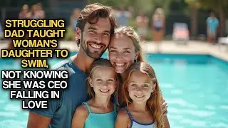 Struggling Dad Taught Woman's Daughter to Swim, Not Knowing She Was CEO Falling in Love