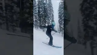 I ended up losing my balance… ll MoreWithMaddie ll #viral #shortvideos #skiing #shorts30