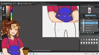 Leg Test - TenkoBerry Does Art - (VTuber Art)