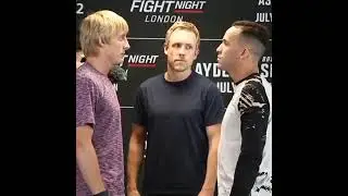 PaddyPimblett vs JordanLeavitt UFC Fight London media faceoff #ufc #mma #paddypimblett #faceoff