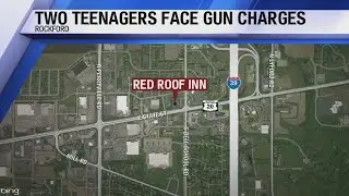 2 teens arrested on weapons charges at Rockford Red Roof Inn