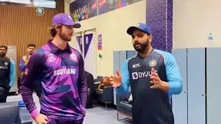 Rohit Sharma Advise Scotland Player 😎 #Shorts
