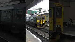 Great Western Railway Class 150 Sprinter departing Paignton